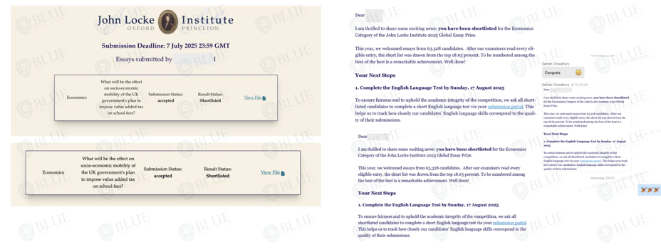 John Locke论文竞赛正式放题！提前两个月截止报名！