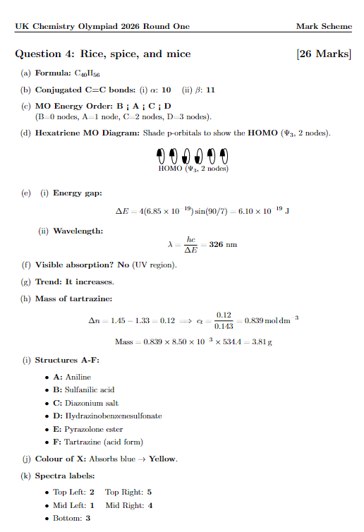 第一次考UKChO需要知道的信息差,附UKCHO竞赛历年真题可下载 第一次考UKChO需要知道的信息差,附UKCHO竞赛历年真题可下载