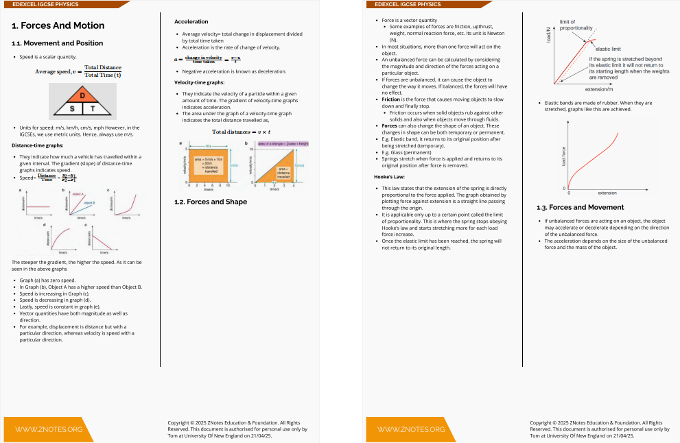 冲刺IG大考怎么少得了这份爱德思IGCSE物理知识点笔记