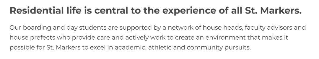 【真实美高】在St. Mark’s School，“生命力”才是关键！