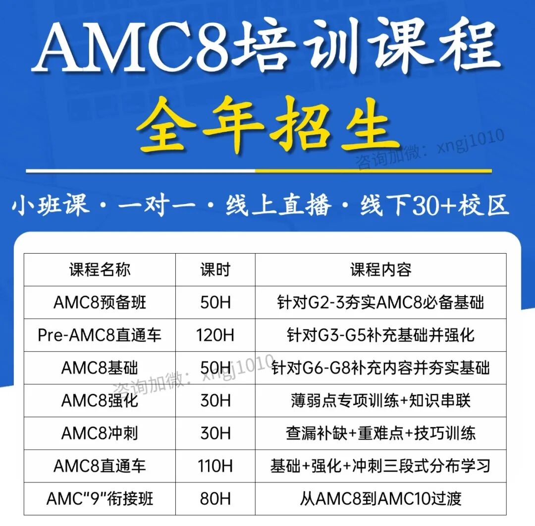 有奥数基础可以秒杀AMC8？AMC8数学竞赛和奥数区别是什么？