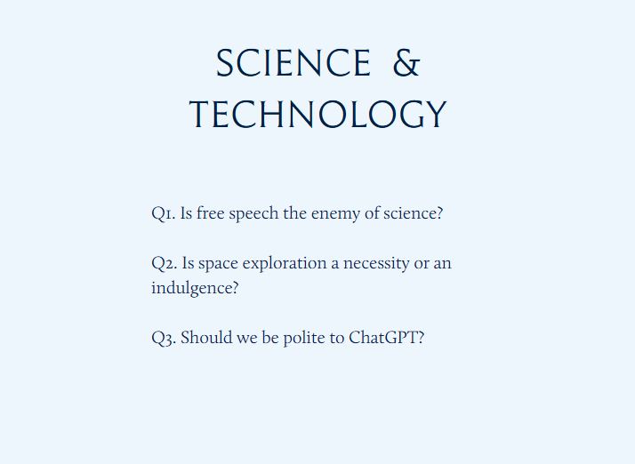 2026 John Locke全部题目发布！今年规则大改！新增3大学科！