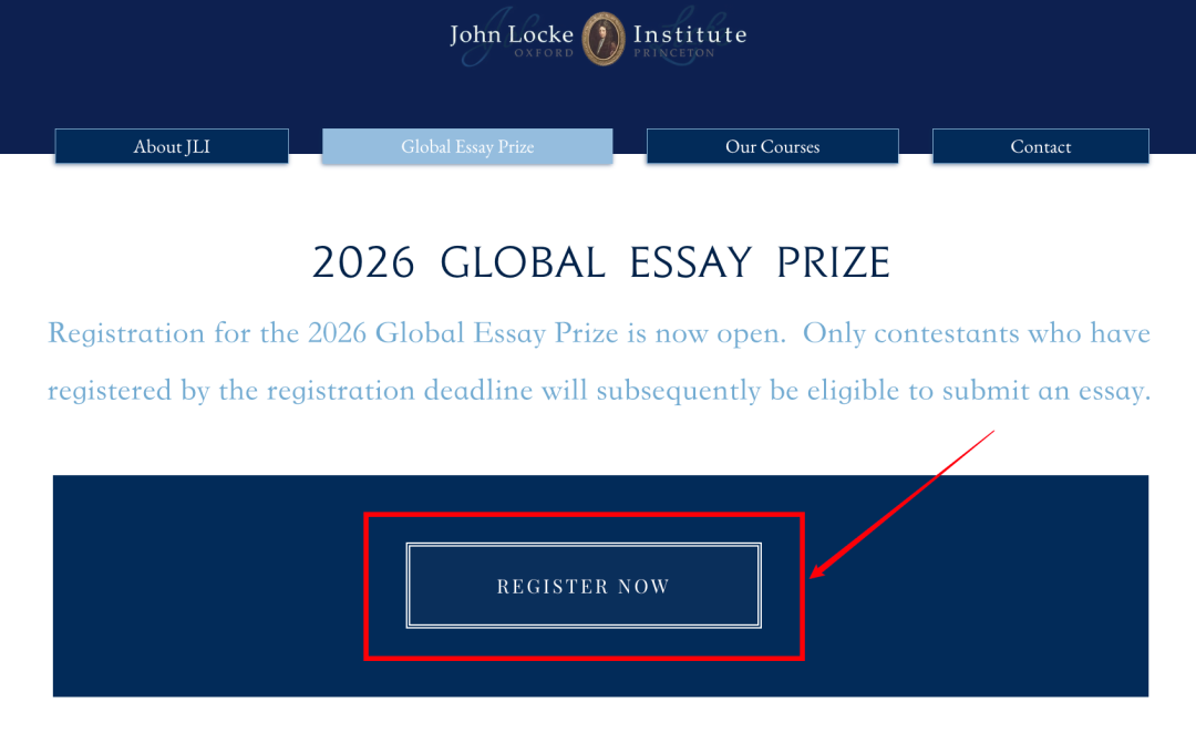 John Locke注册报名进行中 | 附详细报名流程