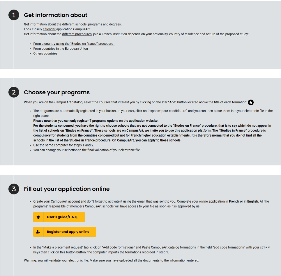 26fall申请季 | 法国CampusArt艺术专业平台网申延期！3月31日截止！