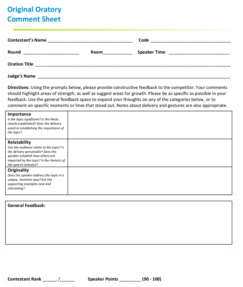WSDA新赛季指南③ | 中学组原创演讲规则详解