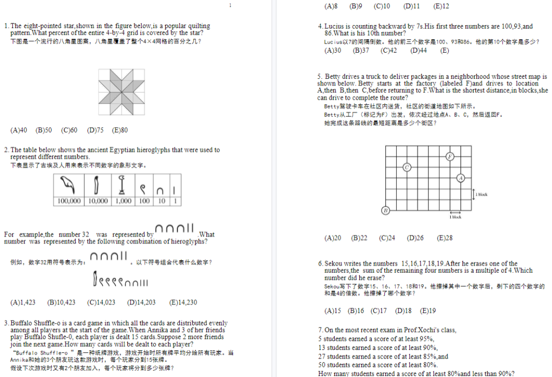零基础备考AMC8如何拿奖？AMC8竞赛知识点和难度一文突破！