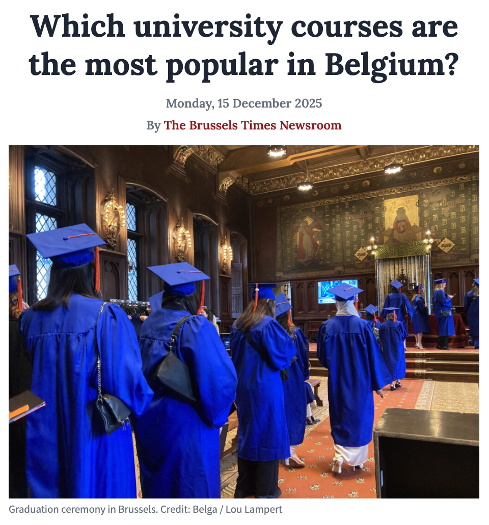 国内不热门在比利时却挤到爆的几大专业！