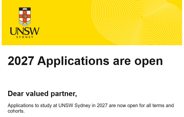 澳洲八大突发!悉大拒收新托福,新南27Fall申请全面开放! 澳洲八大突发!悉大拒收新托福,新南27Fall申请全面开放!