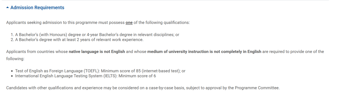 26fall新国立【4月截止】硕士专业汇总！