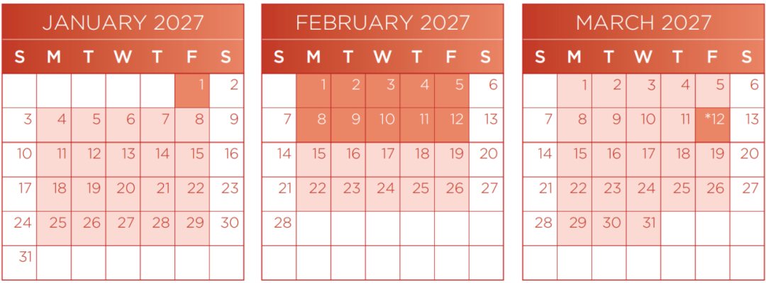 收藏！贝赛思2026-2027校历公布！关键考试和假期节点全汇总