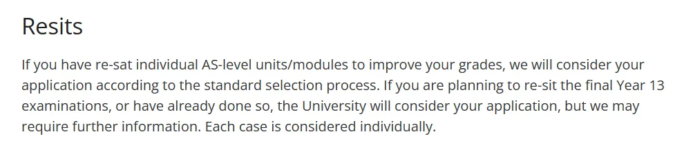 英国Top10院校这些专业不允许A-Level重考！