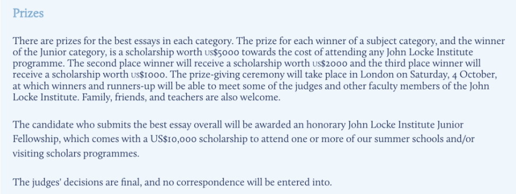 2026｜今年必推荐的写作竞赛，注册截止倒计时24小时，JL约翰洛克写作竞赛！
