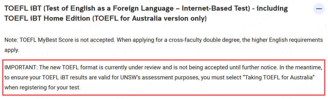 突发!悉尼、新南官宣暂不接受新托福,多国联申注意 突发!悉尼、新南官宣暂不接受新托福,多国联申注意