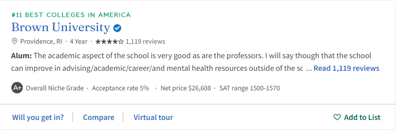 留学资讯 | 这些美国大学适合中产家庭！Niche2025 中产家庭美国大学榜单出炉！