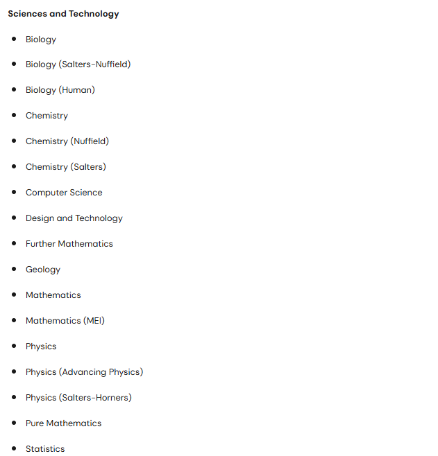 A-level选课指南，如何选课最具竞争力？