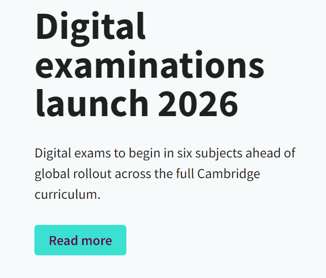 引入开卷考！进入机考时代？2026年夏季CIE机考上线！