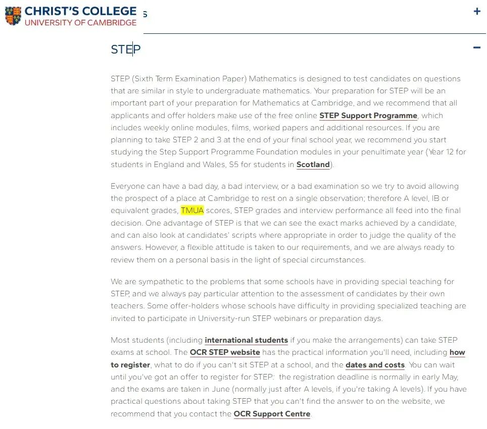 最新|剑桥官宣重大改革,数学系加考TMUA,双笔试来袭! 最新|剑桥官宣重大改革,数学系加考TMUA,双笔试来袭!