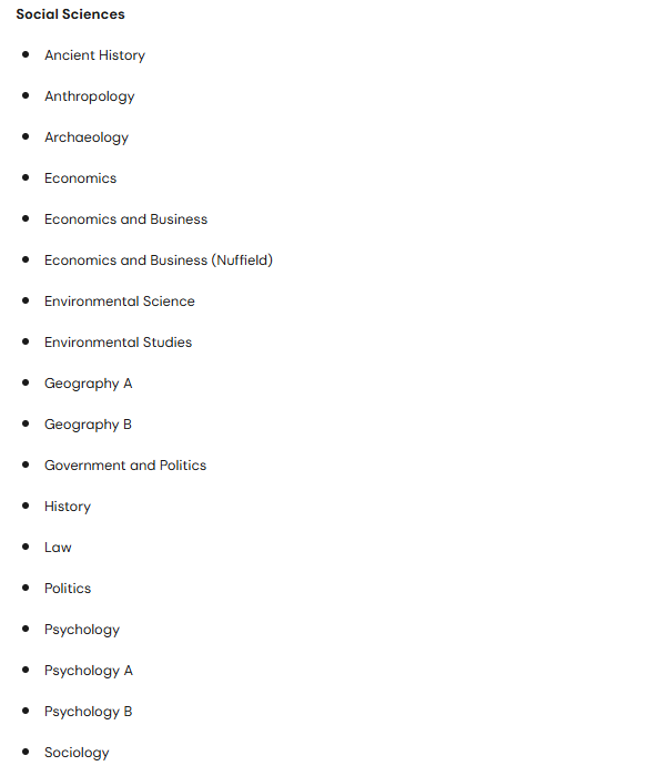 A-level选课指南，如何选课最具竞争力？