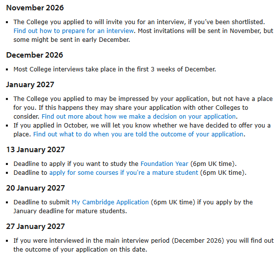 剑桥大学公布2027fall申请安排！放榜再次提前！又官宣新增一专业！