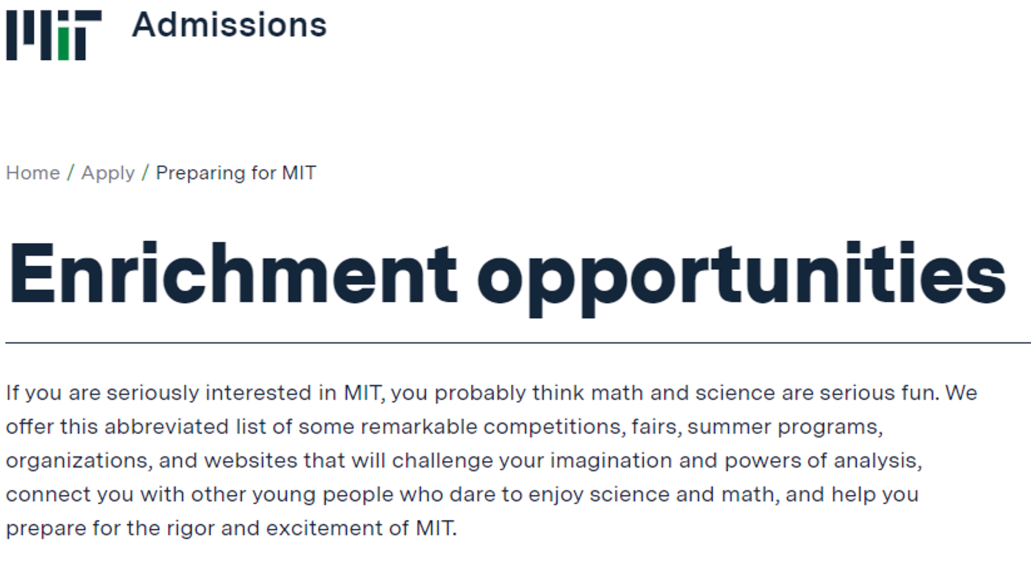 官宣｜MIT钦点最偏爱的26类竞赛生大曝光！（附2026年4-6月份竞赛清单）