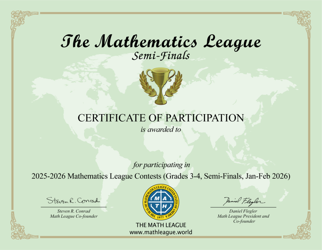 2025-2026年度美国 Math League 复赛成绩公布，速查！