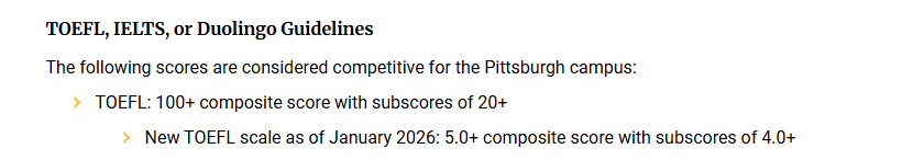 UCL官宣2026新托福成绩要求，新旧版托福分数对比！