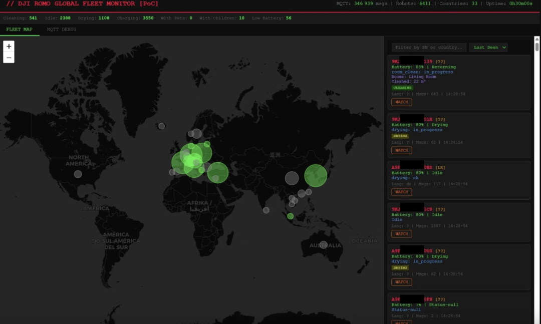 西班牙小哥用游戏手柄控制扫地机器人，意外“控制”了全球7000台大疆设备