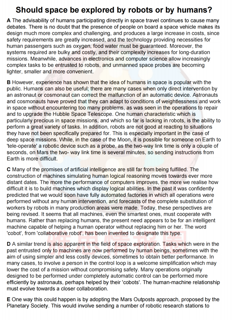 3月21日雅思考题回忆+阅读原文汇总