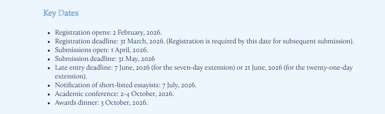 2026 John Locke 报名倒计时！常见问题 + 报名指南一文全梳理