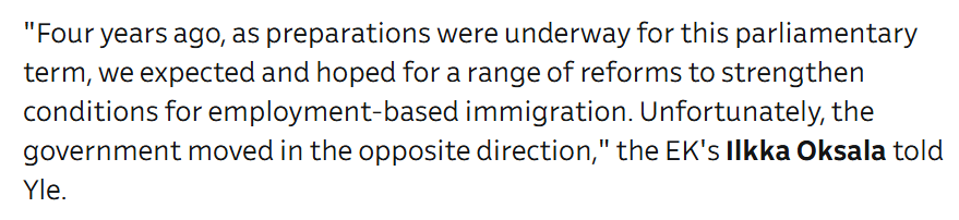 瑞典和芬兰提出吸引工作移民的便利措施
