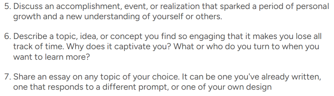 美国留学 | 重磅!27Fall美本Common App文书题目公布!7题不变+选题趋势曝光 美国留学 | 重磅!27Fall美本Common App文书题目公布!7题不变+选题趋势曝光