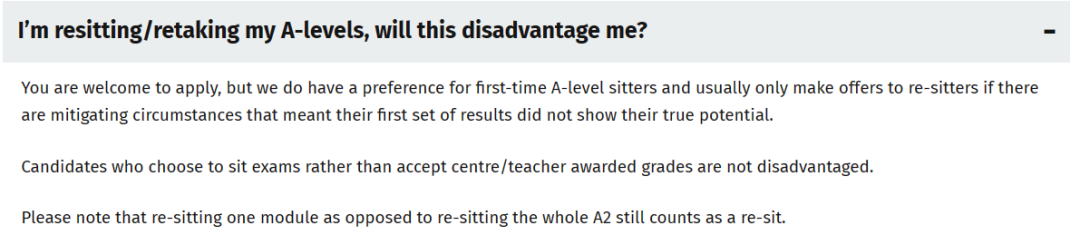 对不起!英国Top10院校这些专业不允许A-Level重考! 对不起!英国Top10院校这些专业不允许A-Level重考!