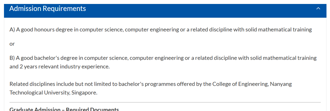 26fall南洋理工【4月截止】硕士专业汇总（下）！