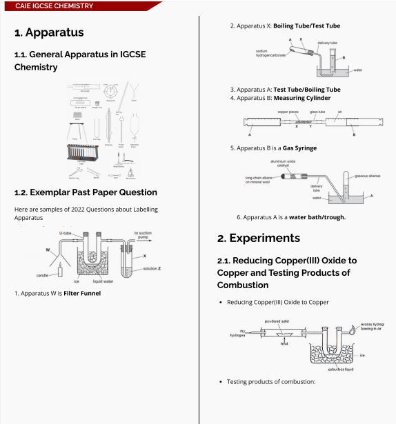 CIE IGCSE化学验卷Paper5和Paper6区别分析，附IGCSE化学验卷知识点笔记