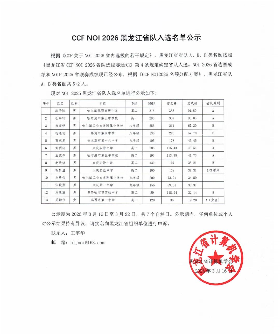 信息学竞赛保送名额上涨?附十省市NOI省队公示名单 信息学竞赛保送名额上涨?附十省市NOI省队公示名单