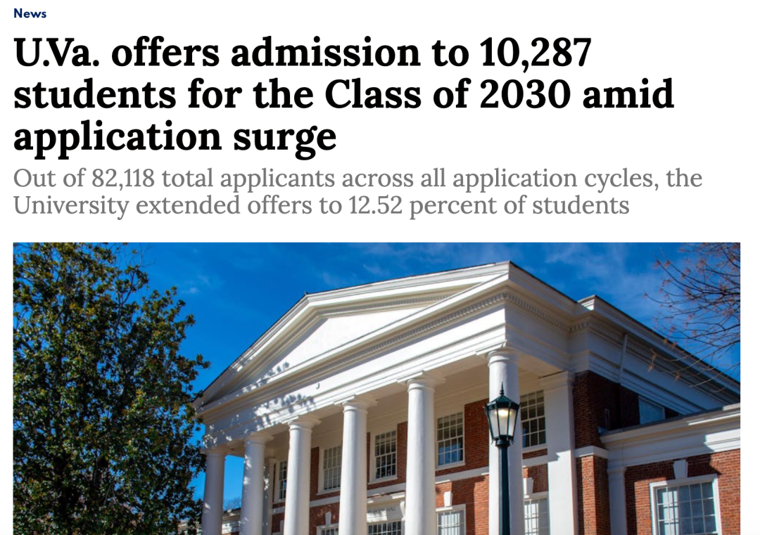 南加大录取GPA创历史新高！埃默里弗吉尼亚申请人数暴涨！盘点2026Fall美本前30最新申录数据！