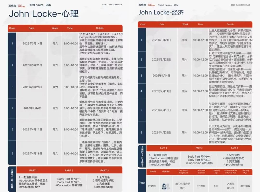 2026年JohnLocke竞赛3月31日注册截止！最新规则讲解+注册流程！附机构辅导课程~