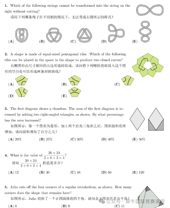 2026年袋鼠竞赛考试规则必看！历年真题免费领取，速来