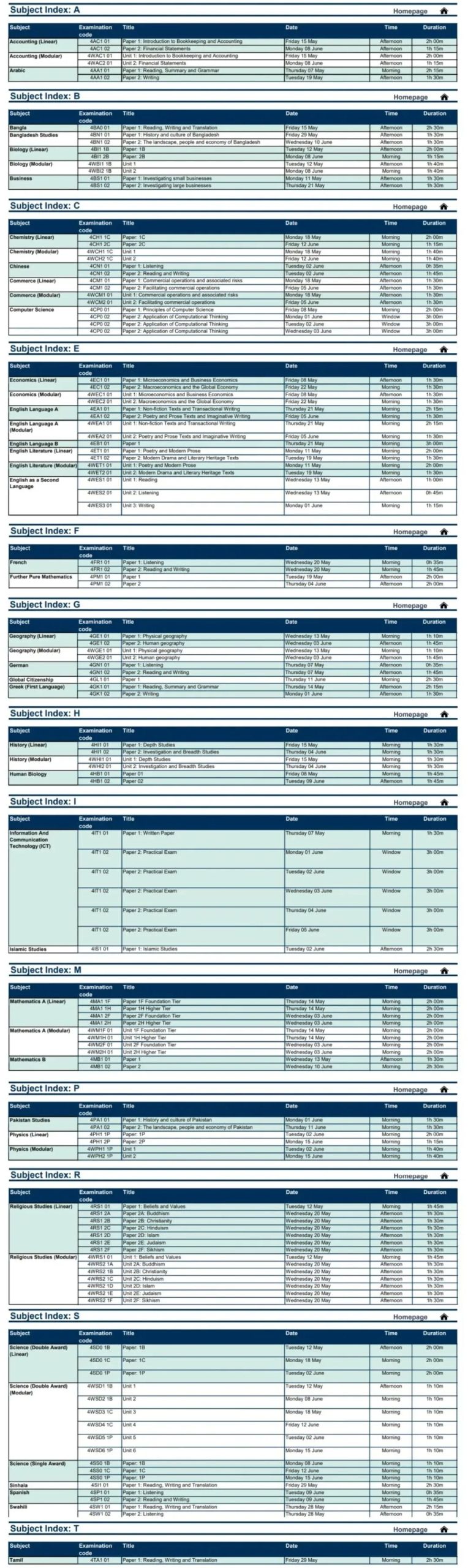 2026年A-Level夏季大考最新变化，三大考试局关键时间节点汇总！考生必看！