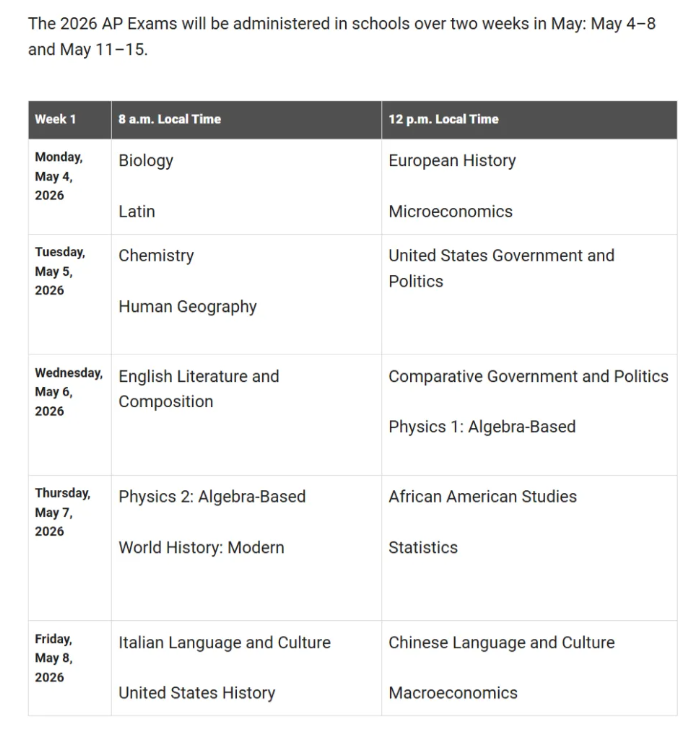 AP大考倒计时，两门新课程重磅上线，多项新规即将落地！