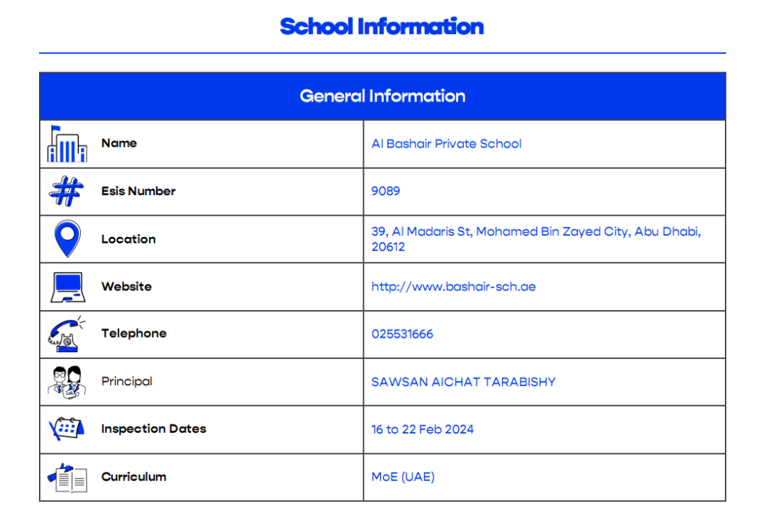 阿布扎比阿尔巴沙耶尔私立学校(Al Bashair Private School)入学指南 阿布扎比阿尔巴沙耶尔私立学校(Al Bashair Private School)入学指南