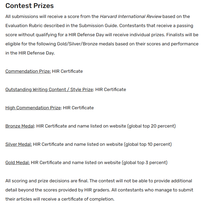 国际写作竞赛全解析 WSC & HIR，构建人文社科竞争力！