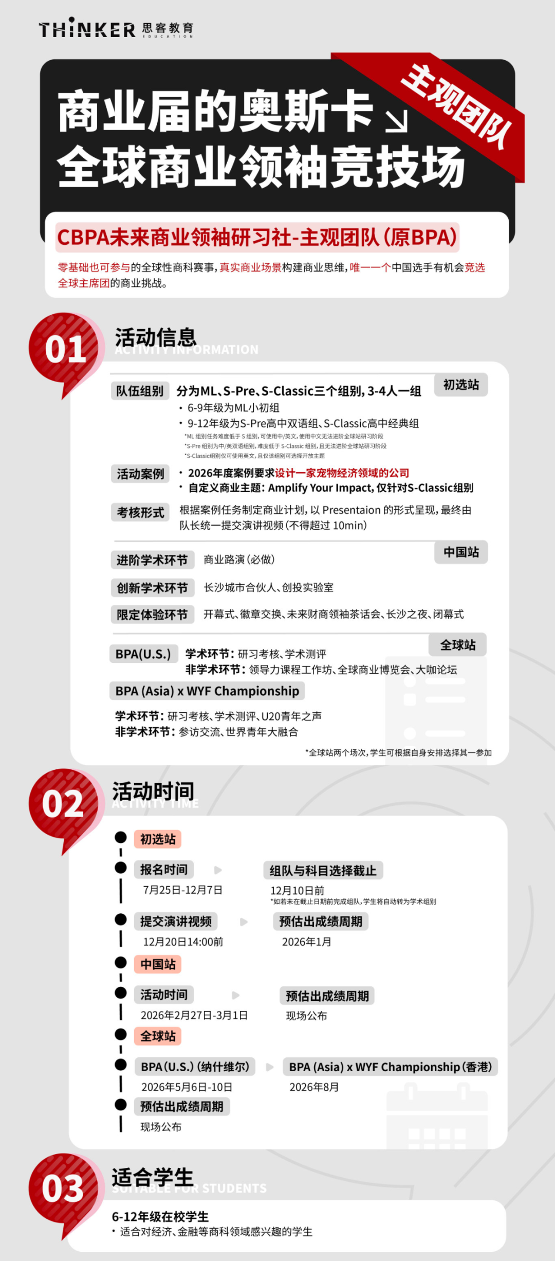 干货 | 含金量超高的国际商科竞赛盘点！商科er千万别错过（8-11年级商赛规划）
