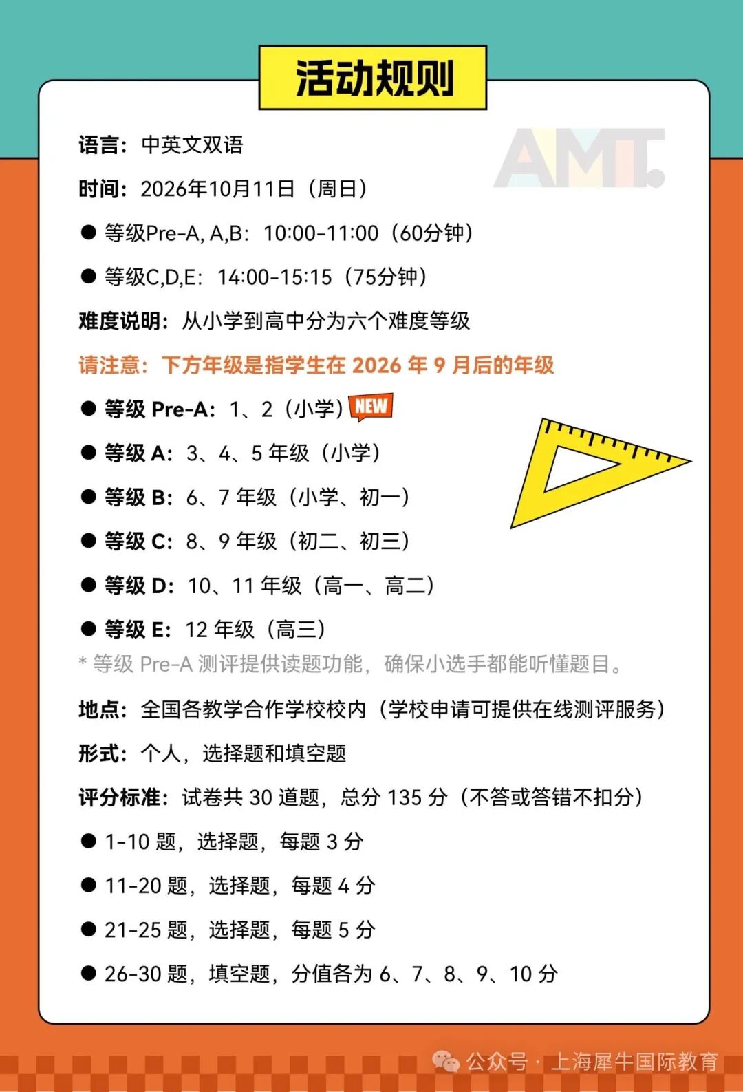 2026年袋鼠数学竞赛分数线公布，levelA级别分数线下降