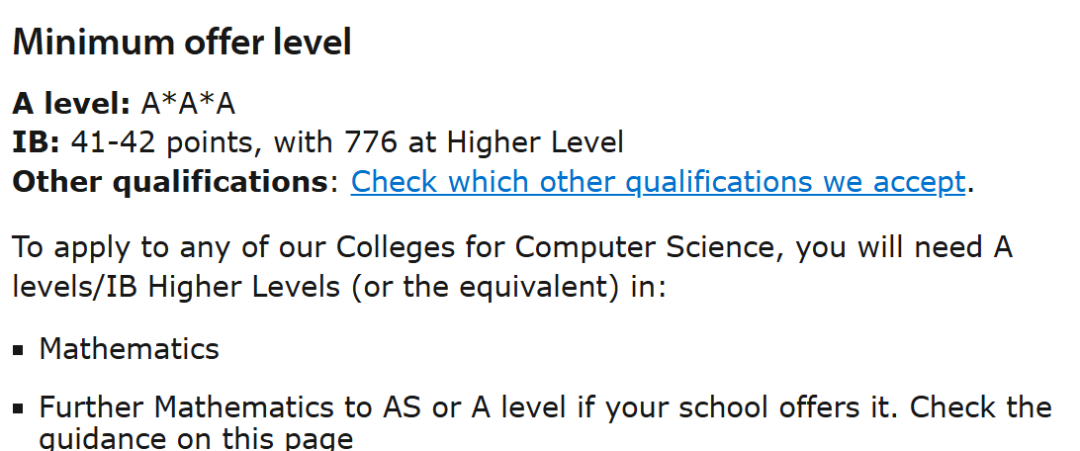 2027年剑桥大学入学要求发布！30个专业成绩、必选课、笔试、提交材料汇总！