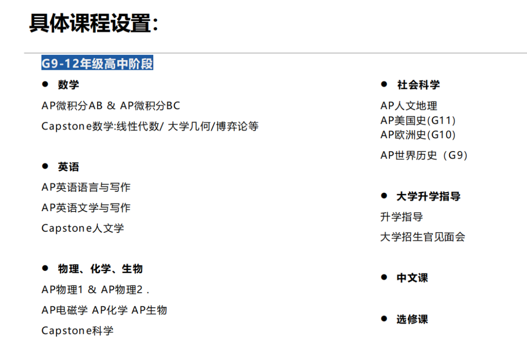 贝赛思课程体系全解析：从学前到高中，一文看懂各年级学什么！