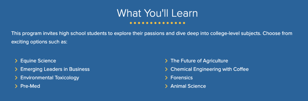 2026｜加州戴维斯分校UCD，唯一的官网夏校！14-18岁学生可冲！倒计时！