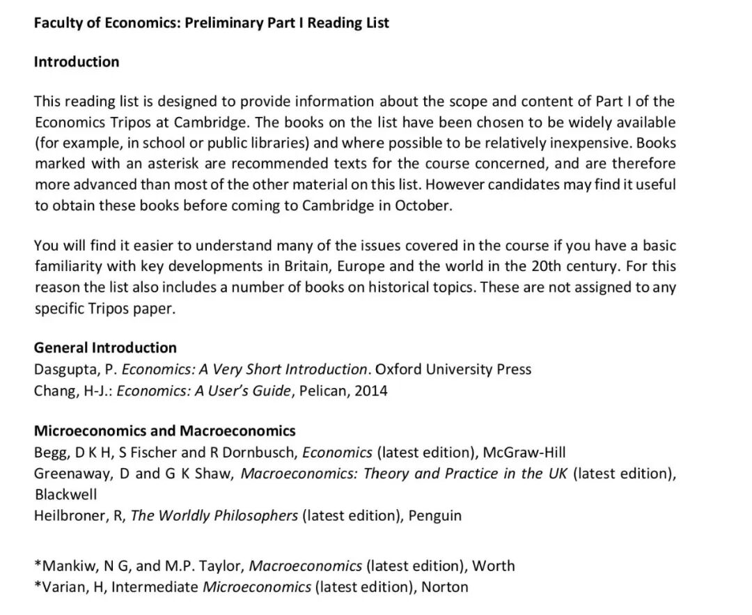 英国申请｜经济学：牛剑都推荐哪些学术活动？竞赛、阅读、播客与实践