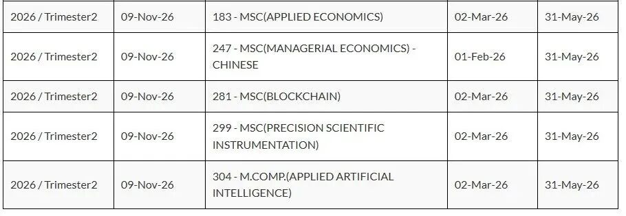 新加坡留学 | 不想Gap太久？南洋理工大学11月入学已开放申请！
