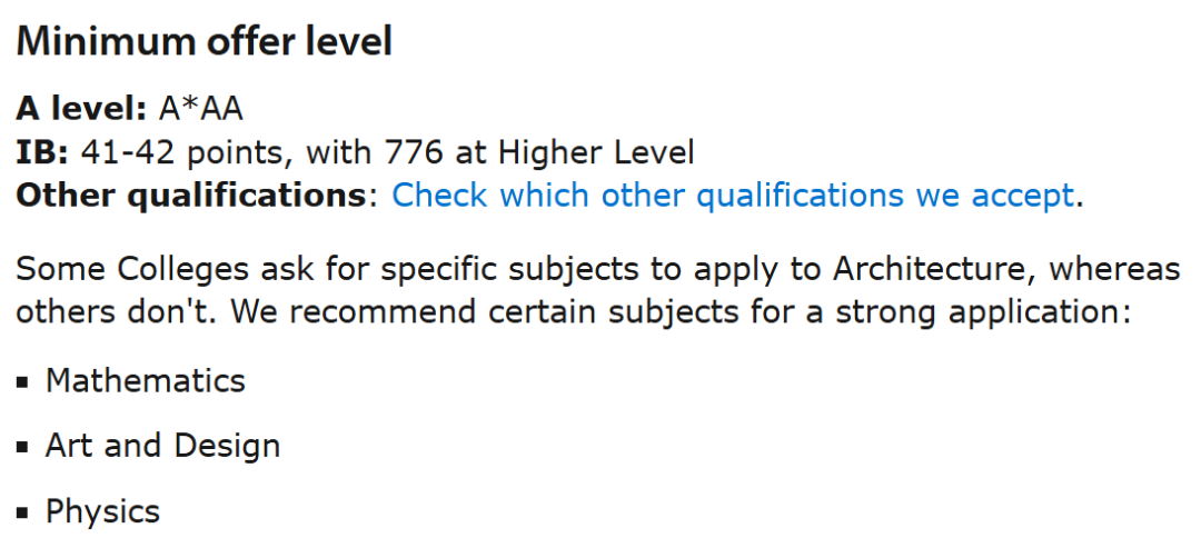 2027年剑桥大学入学要求发布！30个专业成绩、必选课、笔试、提交材料汇总！